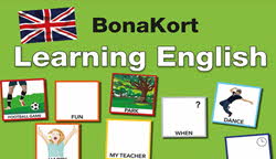 Omslag till Learning English med BonaKort.