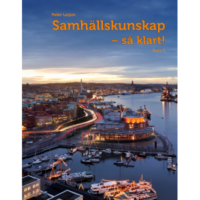 Omslagsbild Samhällskunskap så klart kurs 1