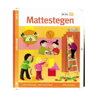Omslagsbild Mattestegen A steg 1-4 Vår Lättläst