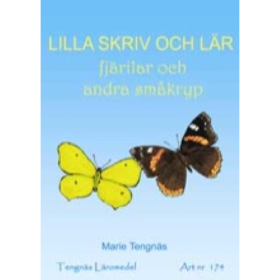 Omslagsbild - Lilla Skriv och lär fjärilar