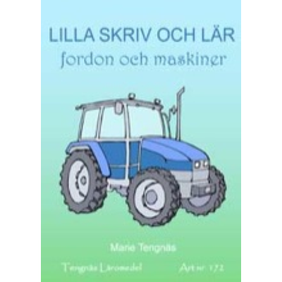 Omslagsbild - Lilla Skriv och lär fordon