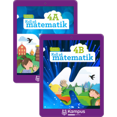Framsida Koll på matematik 4A+B digital