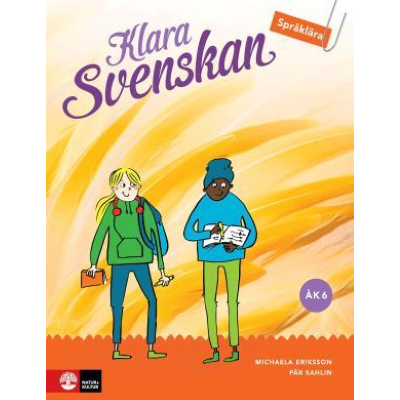 Omslag till Klara svenskan Åk 6 Elevbok Språklära.