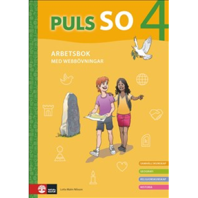 Omslag till PULS SO åk 4 Arbetsbok.
