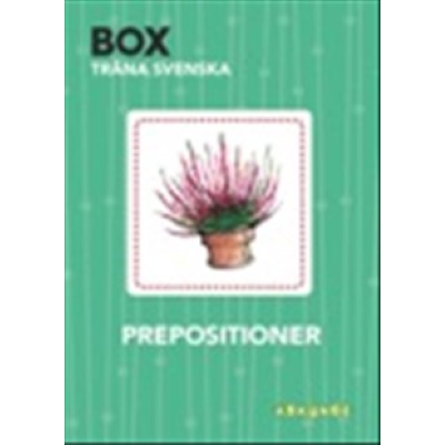 Omslagsbild BOX - Träna svenska Prepositioner