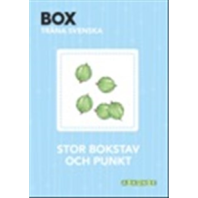 Omslagsbild BOX - Träna svenska Stor bokstav och punkt