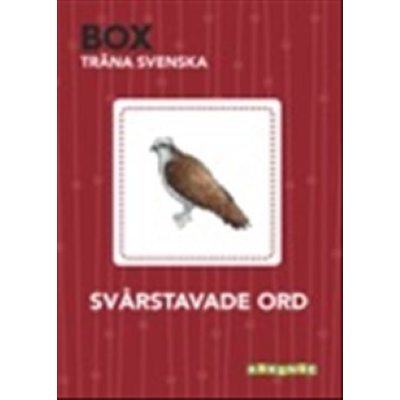 Omslagsbild BOX - Träna svenska Svårstavade ord