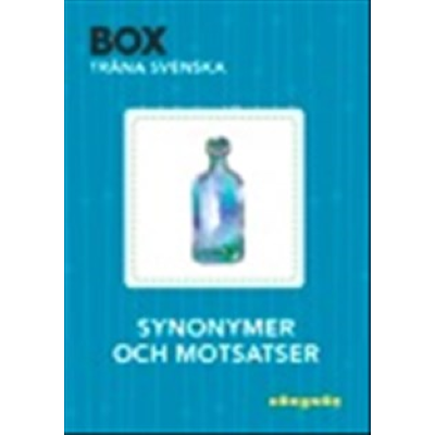 Omslagsbild BOX - Träna svenska Synonymer och motsatser