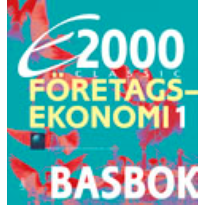Omslagsbild E2000 Classic Företagsekonomi 1 Basbok