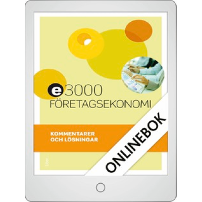 Företagsekonomi kommentarer onlinebok.