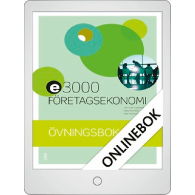E3000 Företagsekonomi 2 Övningsbok Onlinebok.