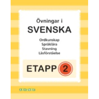 Etapp 2 - Blandade övningar i svenska.