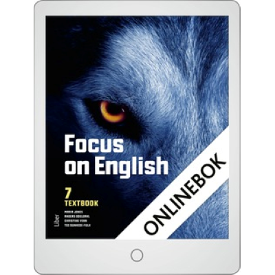 Omslagsbild Focus on English 7 Textbook Onlinebok