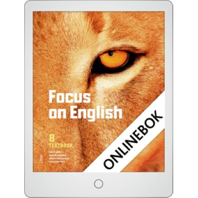 Omslagsbild Focus on English 8 Textbook Onlinebok