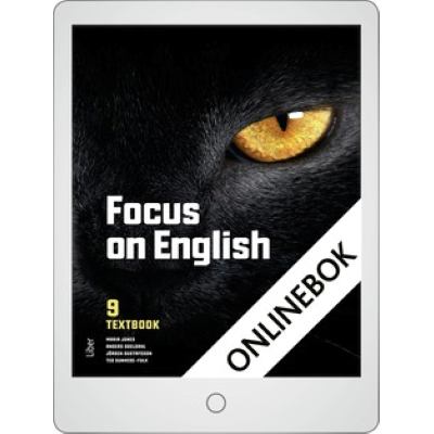 Omslagsbild Focus on English 9 Textbook Onlinebok