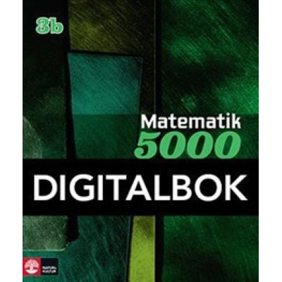 Omslagsbild Matematik 5000 Kurs 3b Grön Lärobok Digital