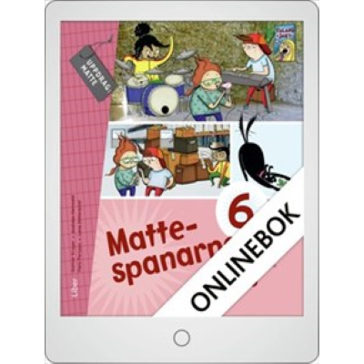 Omslagsbild Mattespanarna 6A Grundbok Digitalbok