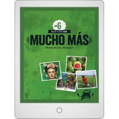 Omslagsbild Mucho más åk 6 Digital (elevlicens) 12 mån