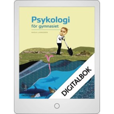 Omslagsbild Psykologi 1 och 2a för gymnasiet Digitalbok