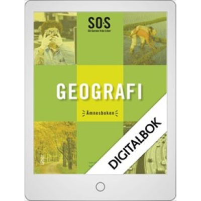 Omslagsbild SO-serien Geografi Ämnesbok Digitalbok