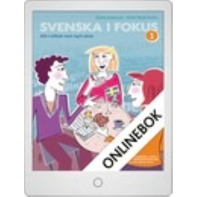 Omslagsbild Svenska i fokus 1 Onlinebok