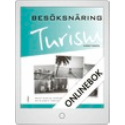 Omslagsbild Turism Besöksnäring Arbetsbok Onlinebok