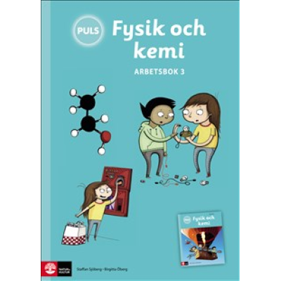 Omslagsbild Puls Fysik och Kemi arbetsbok 3