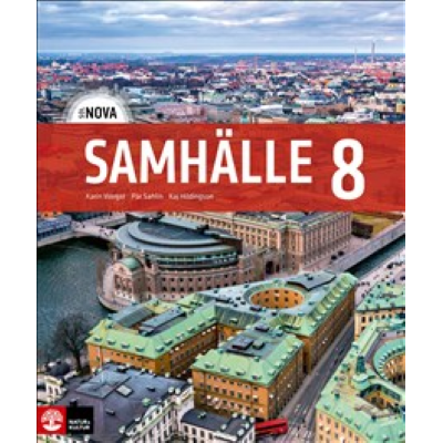 Omslag SOL NOVA Samhälle 8 Elevbok.