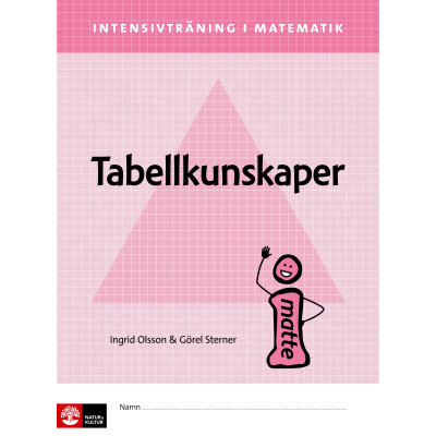 Intensivträning i matematik 4-6. Tabellkunskap - framsida