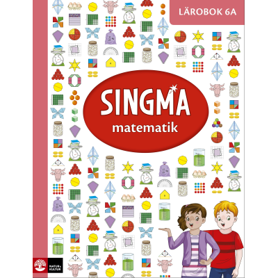 Framsida Singma matematik 6A Lärobok