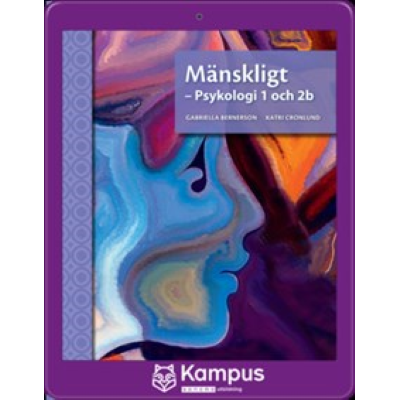 Omslag till Mänskligt - Psykologi 1 .