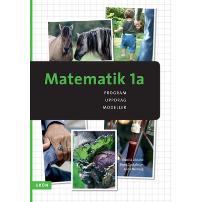 Omslagsbild Matematik 1a GRÖN för omsorgsinriktade yrkesprogram
