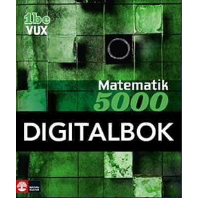 Omslagsbild Matematik 5000 Kurs 1bc Vux Lärobok Digital
