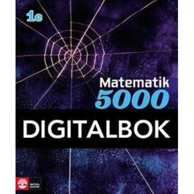 Omslagsbild Matematik 5000 Kurs 1c Blå Lärobok Digital