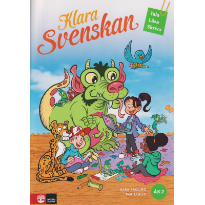 Framsida Klara svenskan åk 2 Elevbok Tala, läsa, skriva