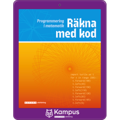 Framsida av läromedlet Räkna med kod digital