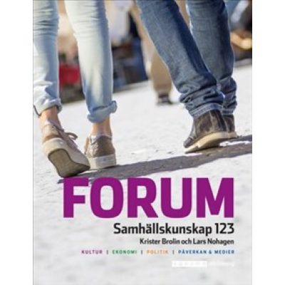 Omslagsbild Forum Samhällskunskap 123 Ny upplaga