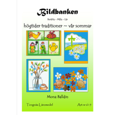 Blommor och blad.