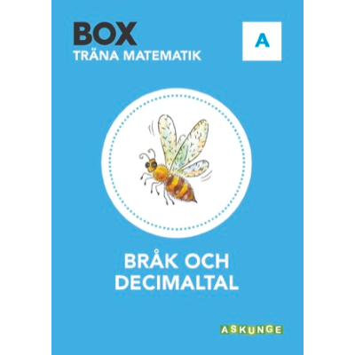 Omslagsbild BOX Träna Matematik Bråk och decimaltal