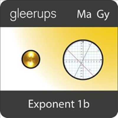 Omslagsbild Gleerups Exponent 1b Digitalt läromedel elevbok