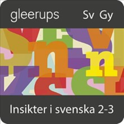 Omslagsbild Gleerups Insikter i svenska 2-3 Digitalt läromedel elevbok