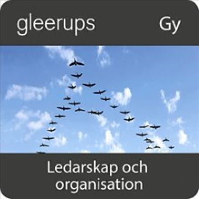Omslagsbild Gleerups Ledarskap och organisation Digitalt läromedel