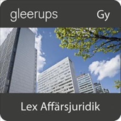 Omslagsbild Gleerups Lex Affärsjuridik Digitalt läromedel
