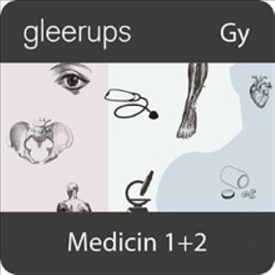 Omslagsbild Gleerups Medicin 1+2 Digitalt läromedel elevbok