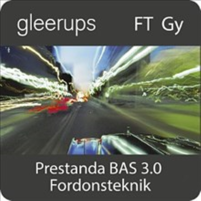 Omslagsbild Gleerups Prestanda Bas 3.0 Fordonsteknik Digitalt läromedel elevbok