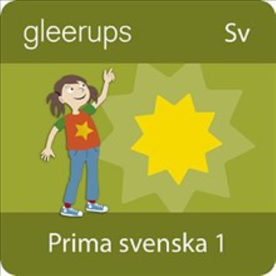 Omslagsbild Gleerups Prima svenska 1 Digitalt läromedel