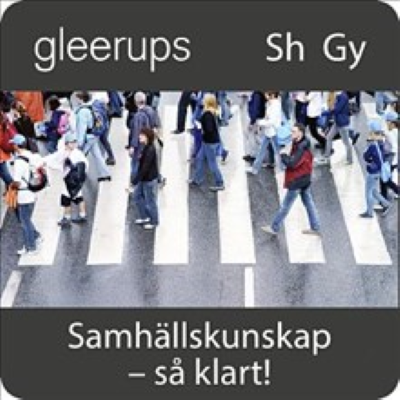 Omslagsbild Gleerups Samhällskunskap - så klart! Digitalt läromedel elevbok