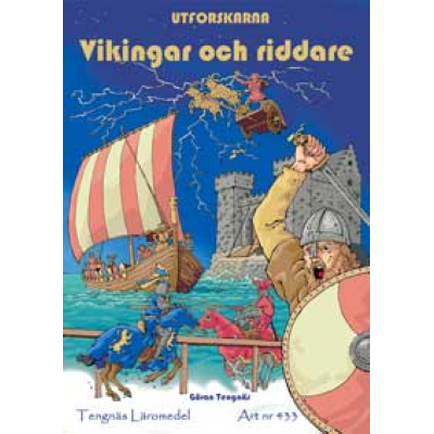 Vikingar och vikingaskepp.