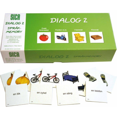 Omslag Dialog 2 - Språkmemory.