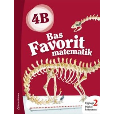 Omslagsbild Bas Favorit matematik 4B Elevpaket - Digitalt + Tryckt